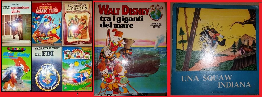 4739400  n.8 LIBRI WALT DISNEY e